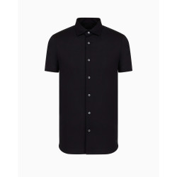 Сорочка повсякденна з коротким рукавом Slim Fit: приталений силует, але не надто вузький.