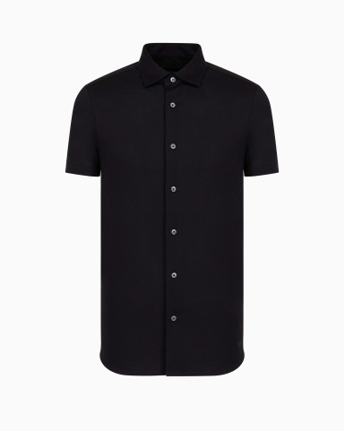 Сорочка повседневная с коротким рукавом Slim fit