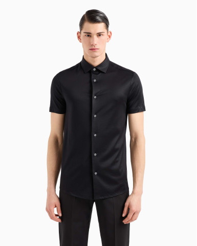 Сорочка повседневная с коротким рукавом Slim fit