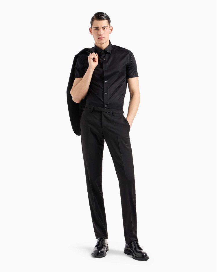 Сорочка повсякденна з коротким рукавом Slim Fit — фото 3