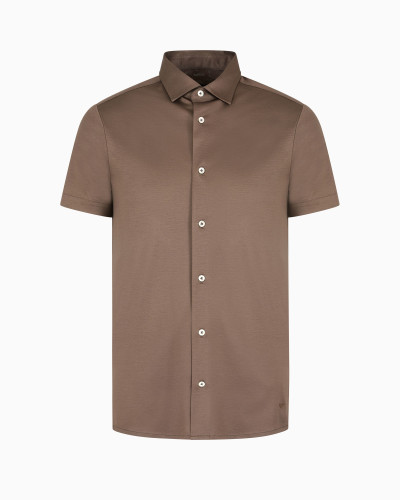 Сорочка повседневная с коротким рукавом Slim Fit