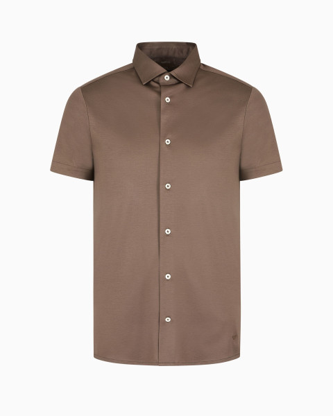 Сорочка повседневная с коротким рукавом Slim Fit