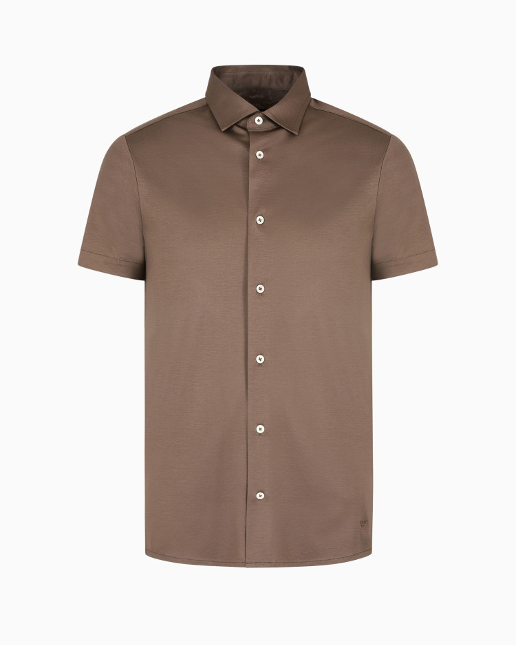 Сорочка повседневная с коротким рукавом Slim Fit