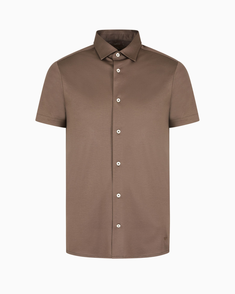 Сорочка повседневная с коротким рукавом Slim fit
