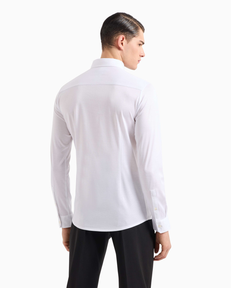 сорочка ділова Slim fit для чоловіків (478937), колір Білий - №4