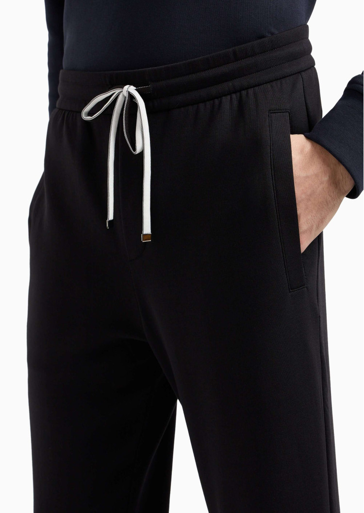 Брюки джерси Regular fit Высокая для мужчин (478944), цвет Черный - №5