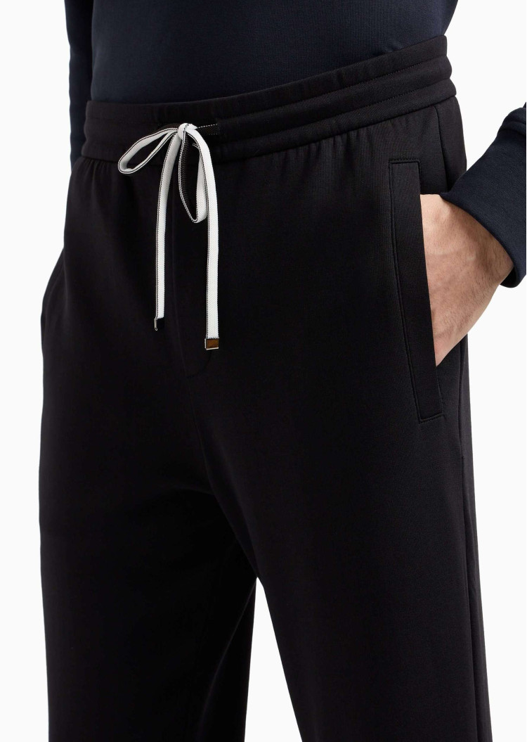 Брюки джерси Regular Fit Высокая для мужчин (478944), цвет Черный - №5