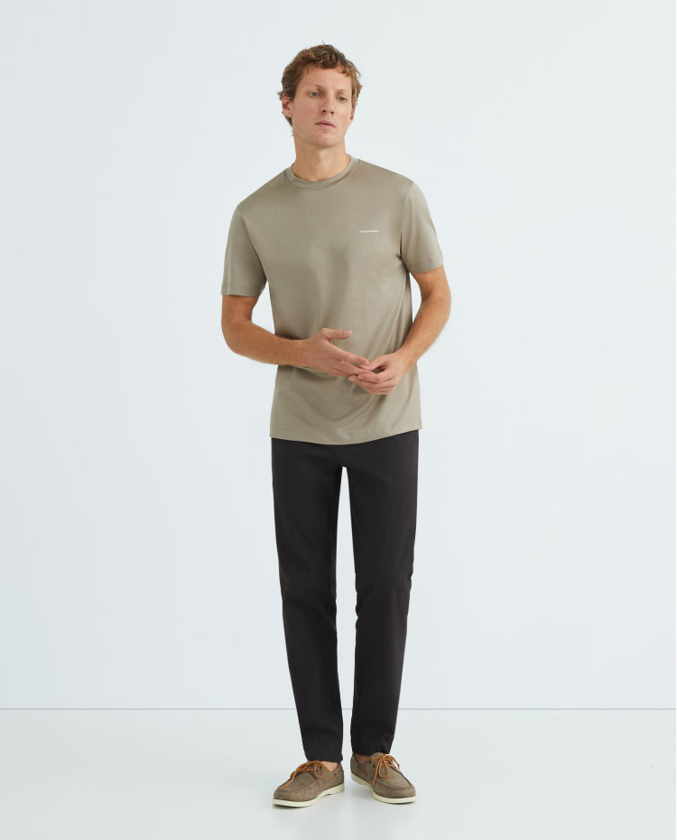 Футболка Regular fit для чоловіків (478946), колір Коричневий - №3