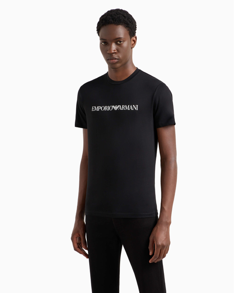 Футболка Slim fit для чоловіків (478951), колір Чорний - №2