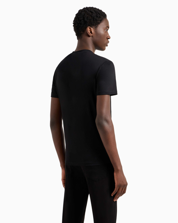Футболка Slim fit для чоловіків (478951), колір Чорний - №4