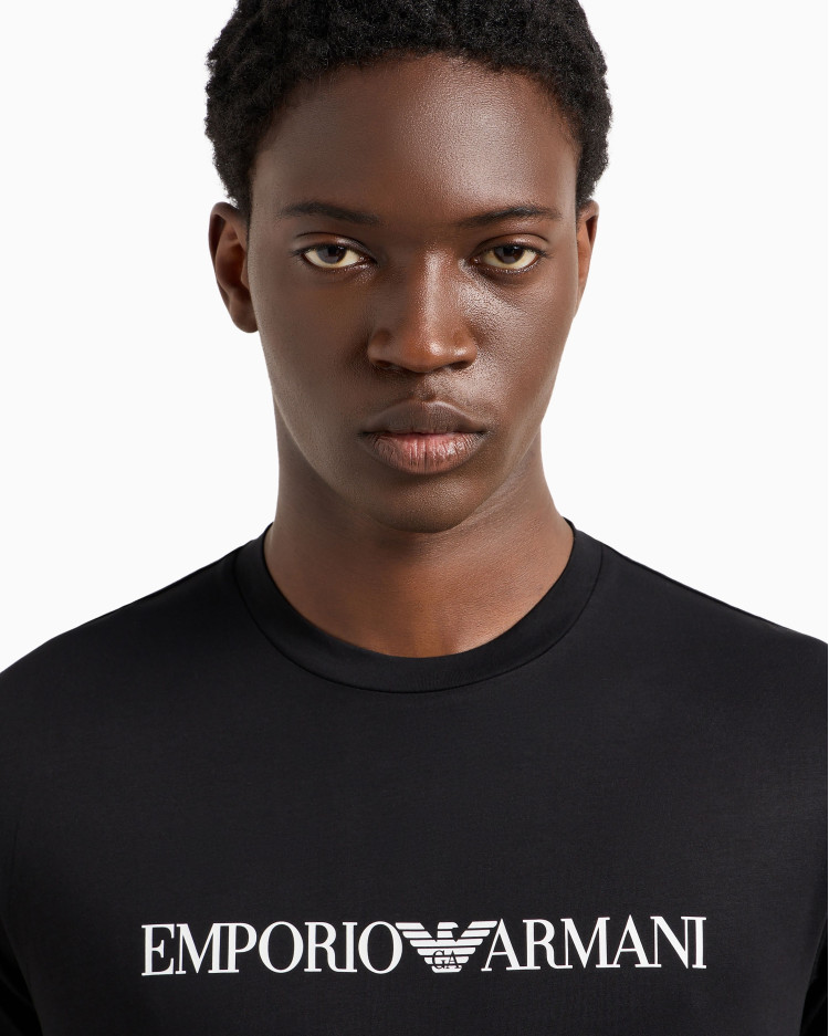 Футболка Slim fit для чоловіків (478951), колір Чорний - №5