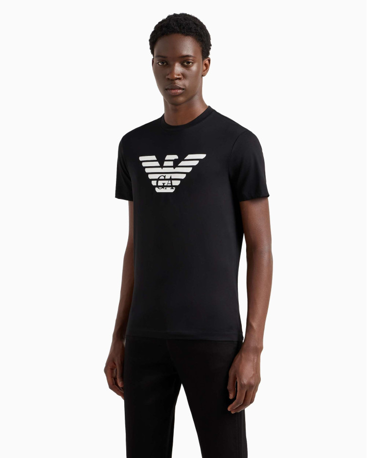 Футболка Slim Fit для чоловіків (478952), колір Чорний - №2
