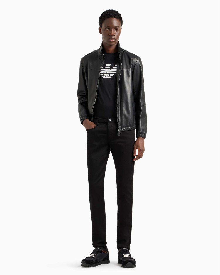 Футболка Slim Fit для чоловіків (478952), колір Чорний - №3