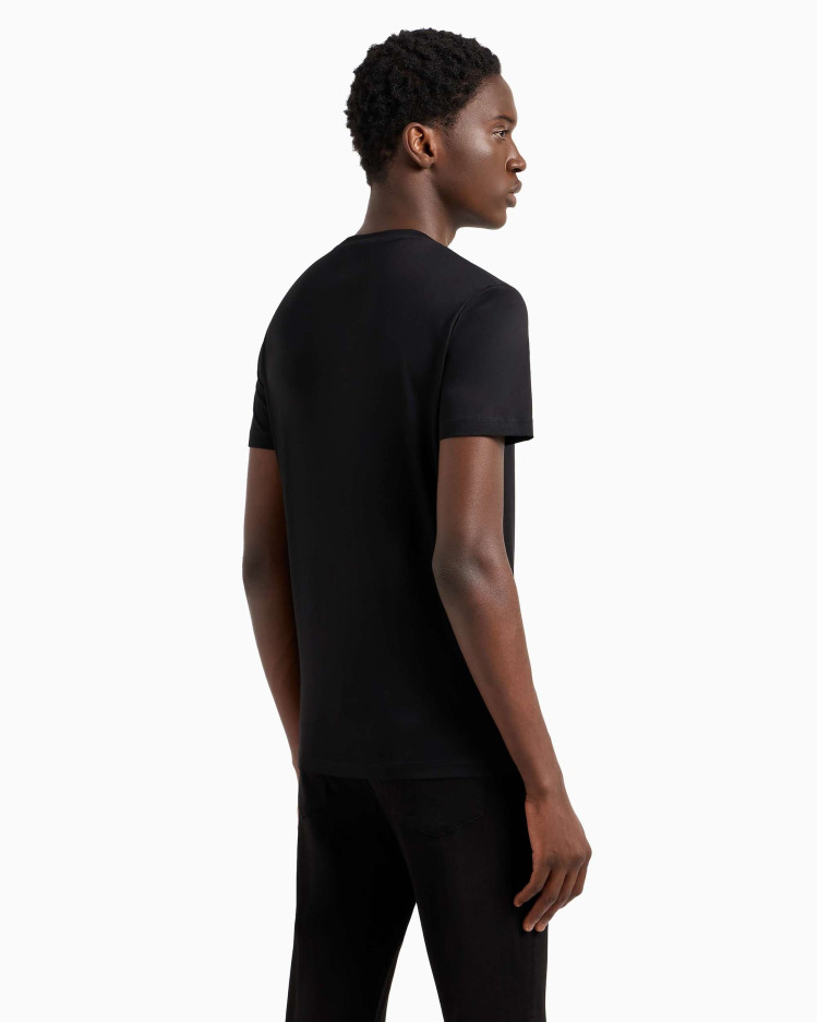 Футболка Slim Fit для чоловіків (478952), колір Чорний - №4