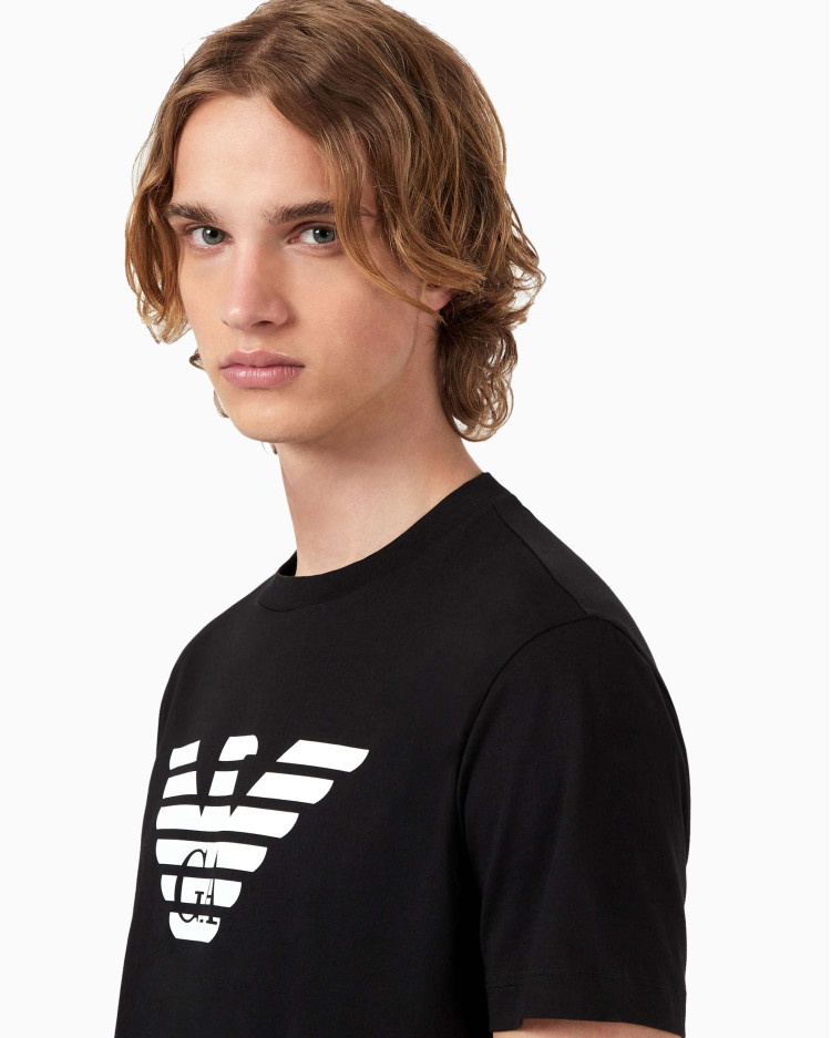 Футболка Slim Fit для чоловіків (478952), колір Чорний - №6