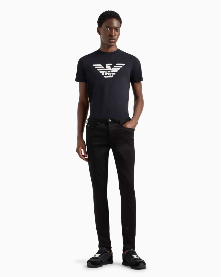 Футболка Slim Fit для чоловіків (478955), колір Синій - №3