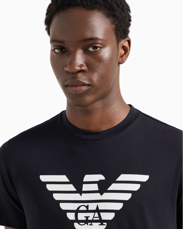 Футболка Slim Fit для чоловіків (478955), колір Синій - №5