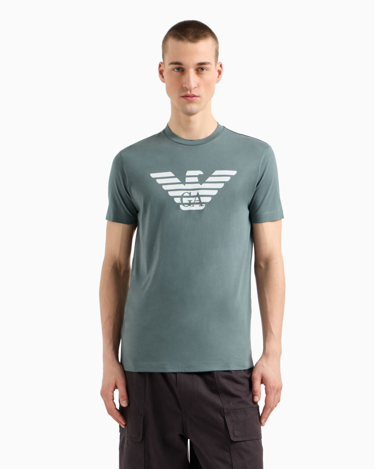 Футболка Slim Fit для чоловіків (478957), колір Зелений - №2