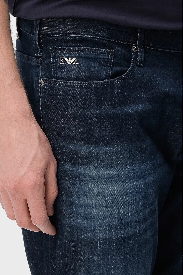Джинсы Slim Slim Fit Низкая для мужчин (478962), цвет Синий - №5