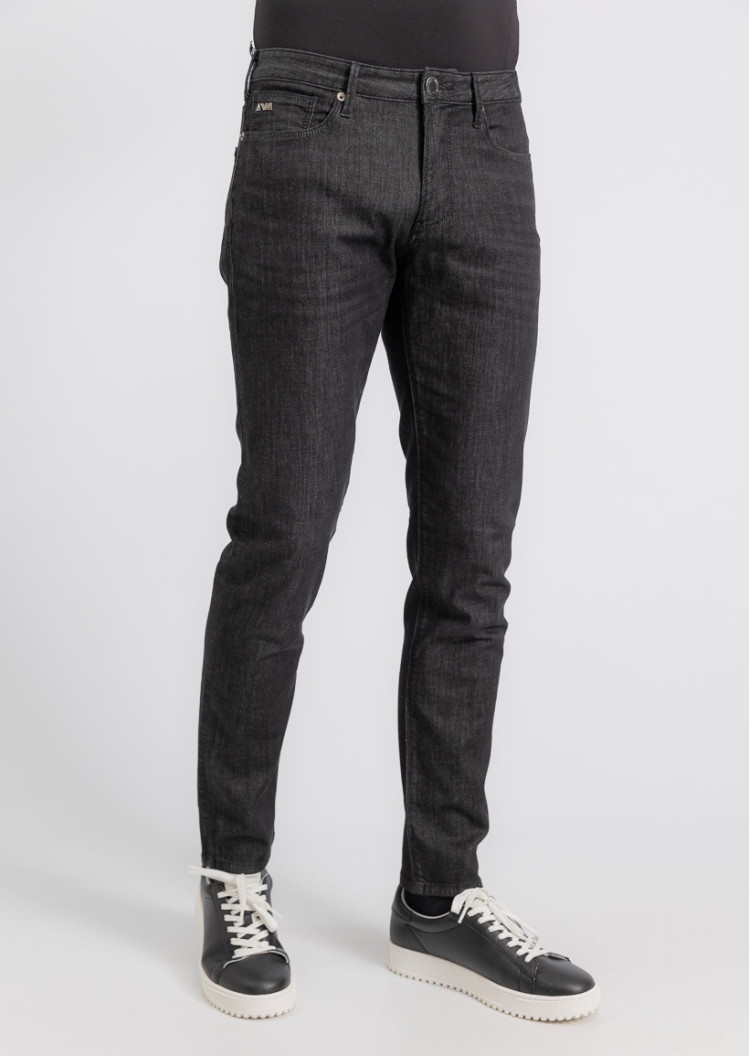 Джинсы Slim Slim Fit Низкая для мужчин (478963), цвет Черный - №2