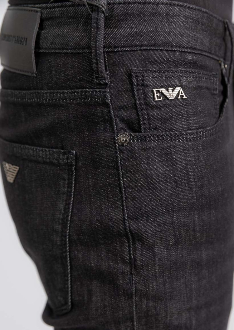 Джинсы Slim Slim Fit Низкая для мужчин (478963), цвет Черный - №3