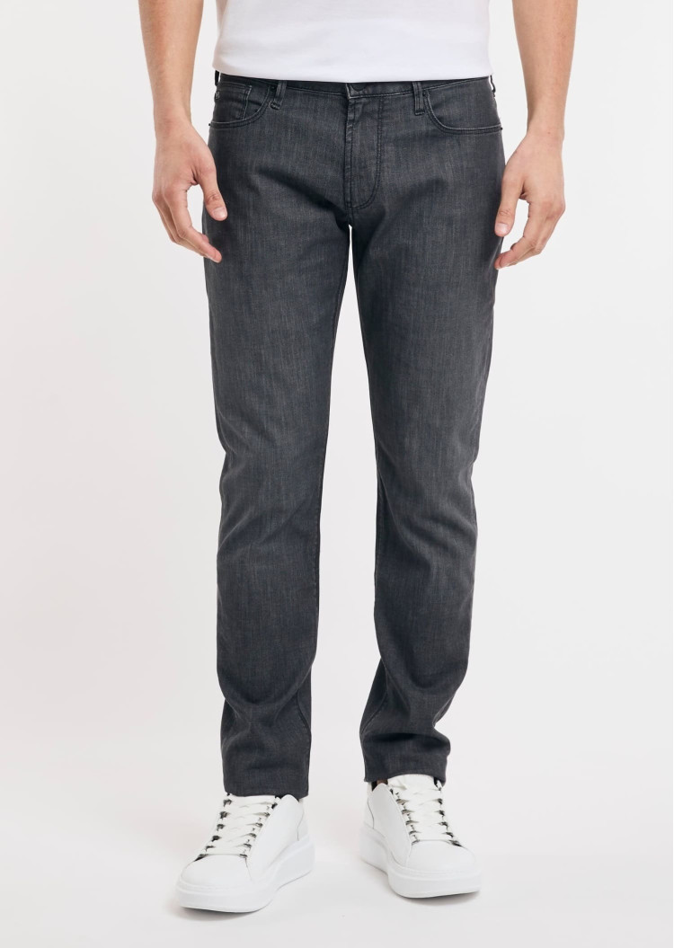 Джинсы Slim Slim Fit Низкая для мужчин (478964), цвет Серый - №2