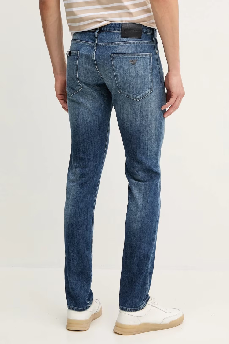 Джинсы Slim Slim Fit Низкая для мужчин (478967), цвет Синий - №3