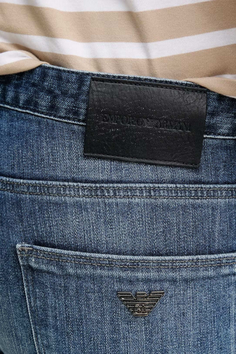 Джинсы Slim Slim Fit Низкая для мужчин (478967), цвет Синий - №4