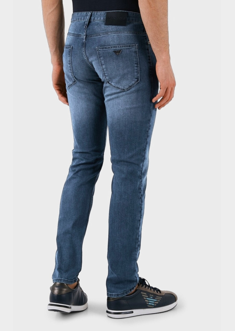 Джинси Slim Slim fit Низька для чоловіків (478970), колір Синій - №3