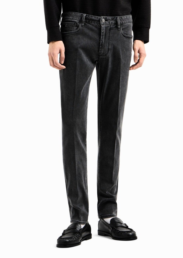 Джинсы Slim Slim Fit Низкая для мужчин (478974), цвет Серый - №2