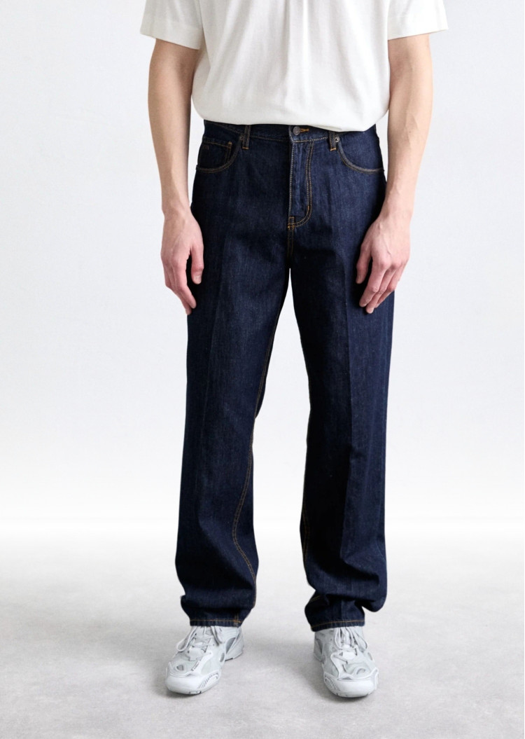 Джинсы Relaxed Regular Fit Высокая для мужчин (478977), цвет Синий - №2