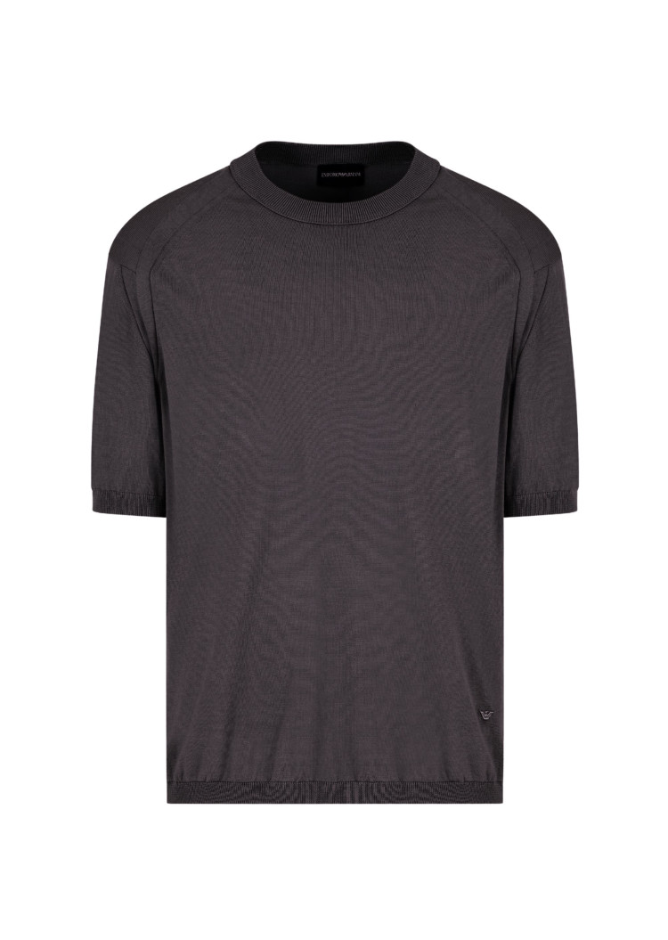 Топ з коротким рукавом Regular fit для чоловіків (478979), колір Сірий - №1