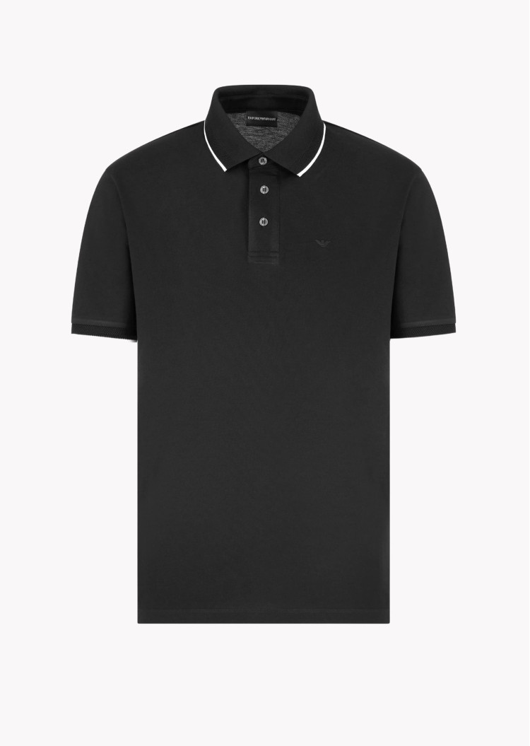 Поло Regular fit для мужчин (478991), цвет Черный - №1