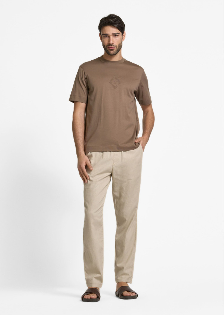 Футболка Regular fit для мужчин (479010), цвет Коричневый - №3