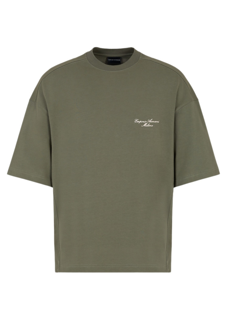 Футболка Relaxed fit для чоловіків (479015), колір Оливковий - №1