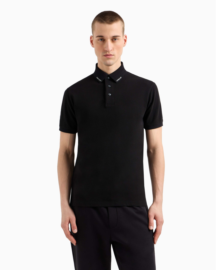 Поло Regular fit для мужчин (479026), цвет Черный - №2