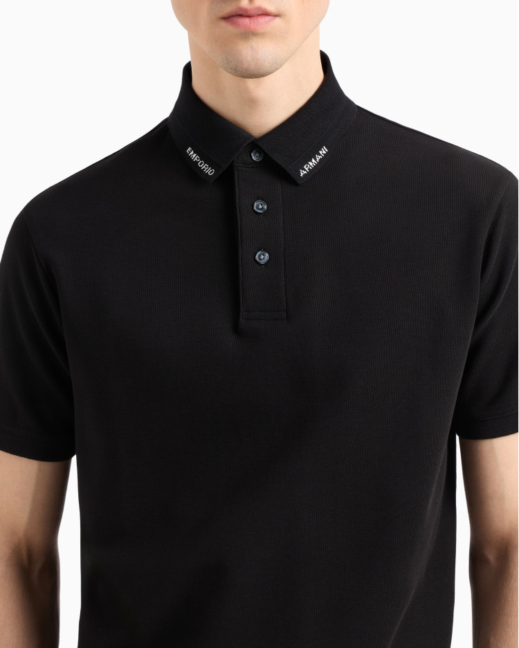 Поло Regular fit для мужчин (479026), цвет Черный - №5