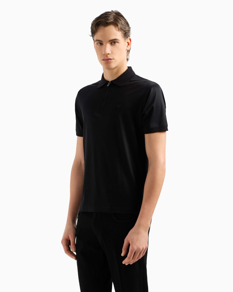 Поло Regular fit для мужчин (479030), цвет Черный - №2