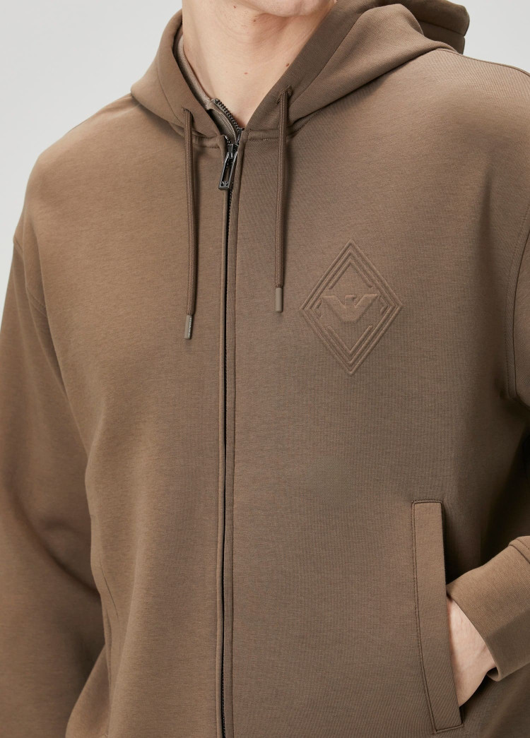 Спортивная кофта Regular fit для мужчин (479039), цвет Коричневый - №5