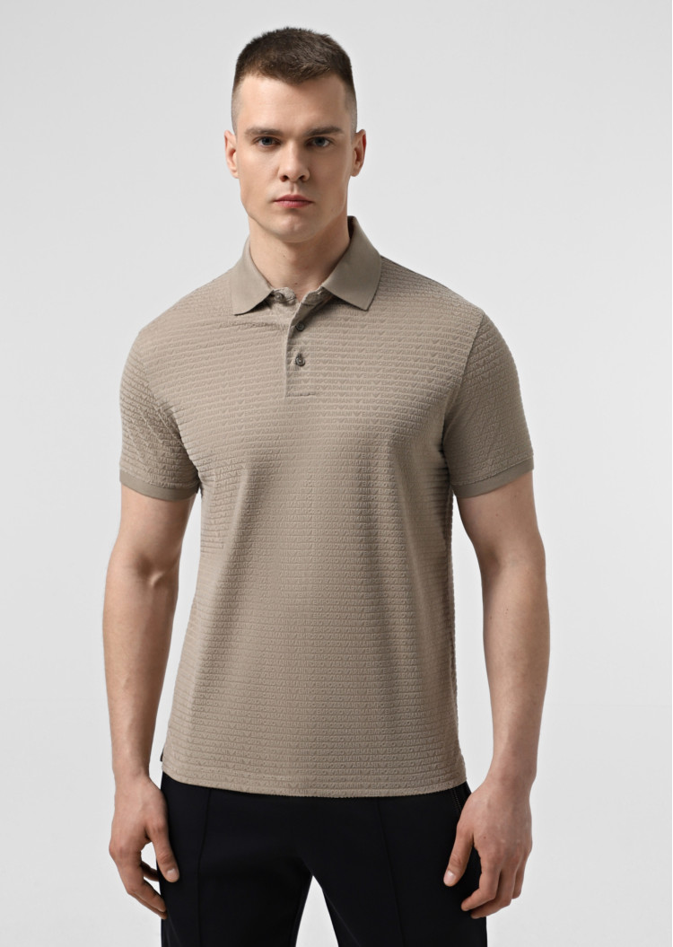 Поло Regular fit для мужчин (479043), цвет Бежевый - №1