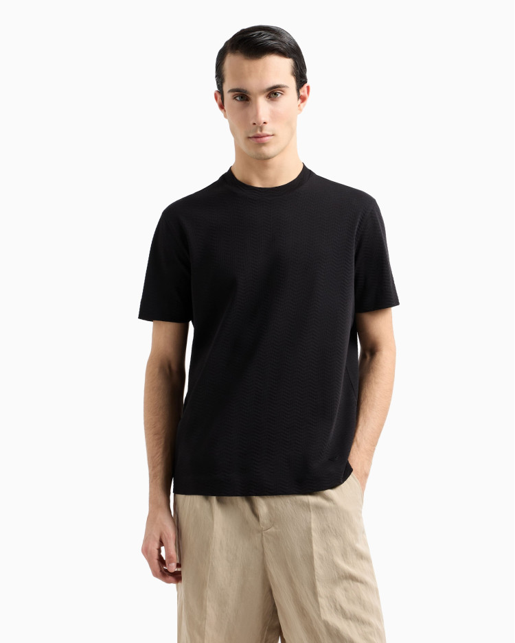 Футболка Regular fit для чоловіків (479046), колір Чорний - №2