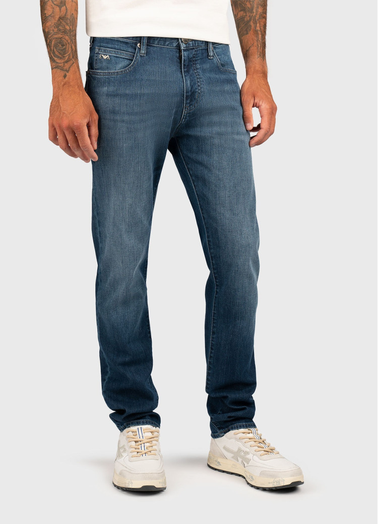 Джинсы Regular Regular Fit Средняя для мужчин (479051), цвет Синий - №2