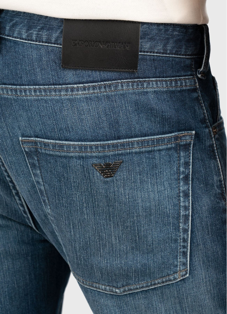 Джинсы Regular Regular Fit Средняя для мужчин (479051), цвет Синий - №4