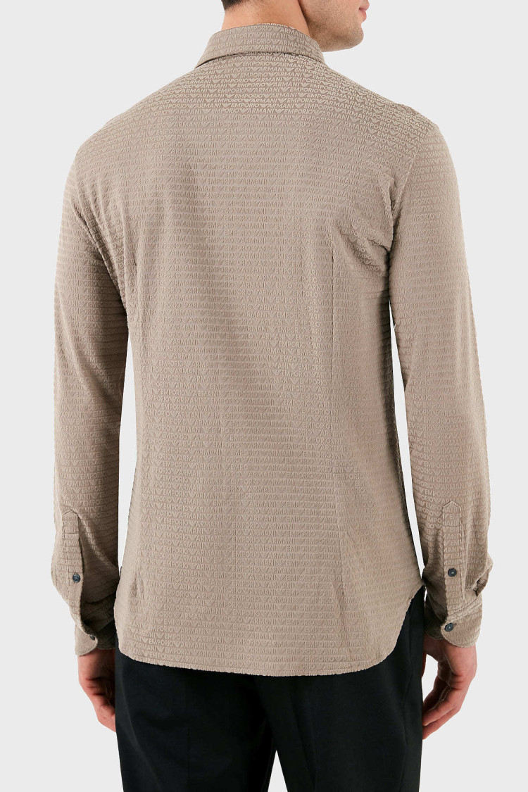 Сорочка повседневная Regular Fit для мужчин (479058), цвет Бежевый - №4
