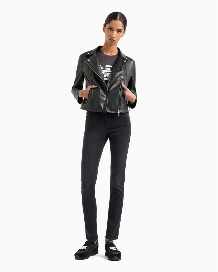 Джинси Slim Slim Fit Середня для жінок (479107), колір Чорний - №3