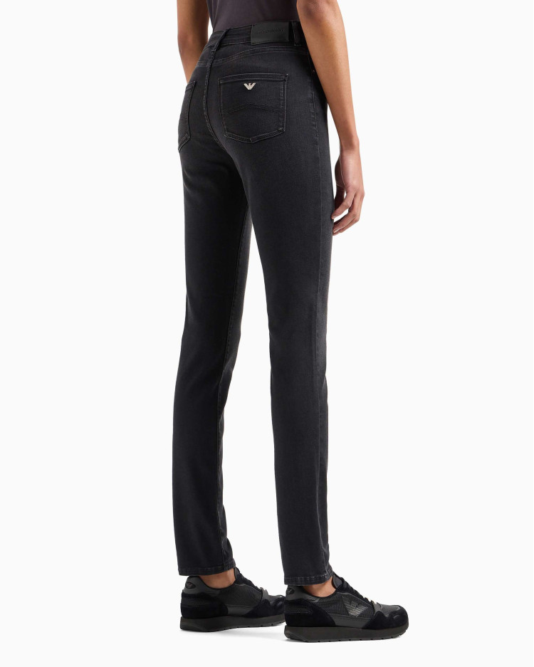 Джинси Slim Slim Fit Середня для жінок (479107), колір Чорний - №4