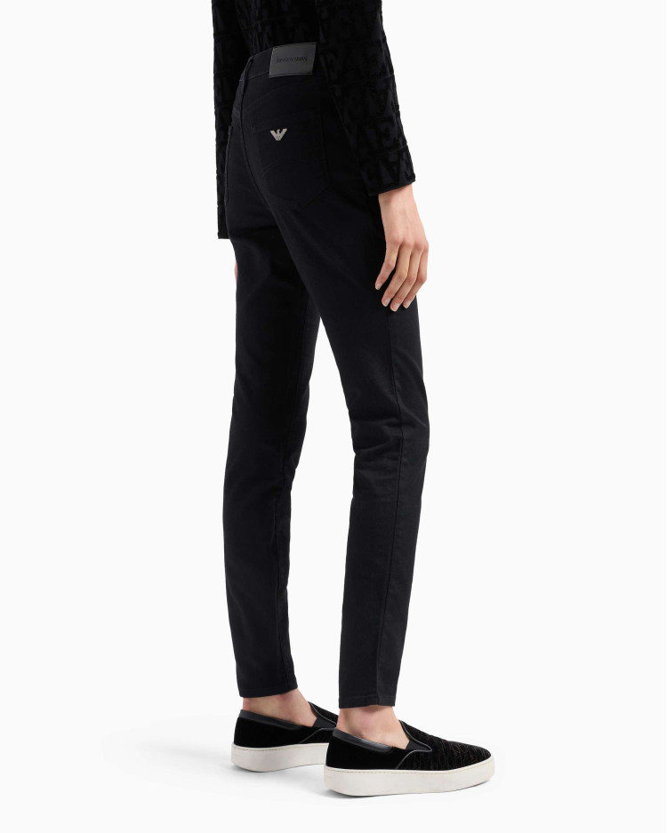 Брюки 5 карманів Extra slim Extra Slim Fit Середня для жінок (479115), колір Чорний - №4
