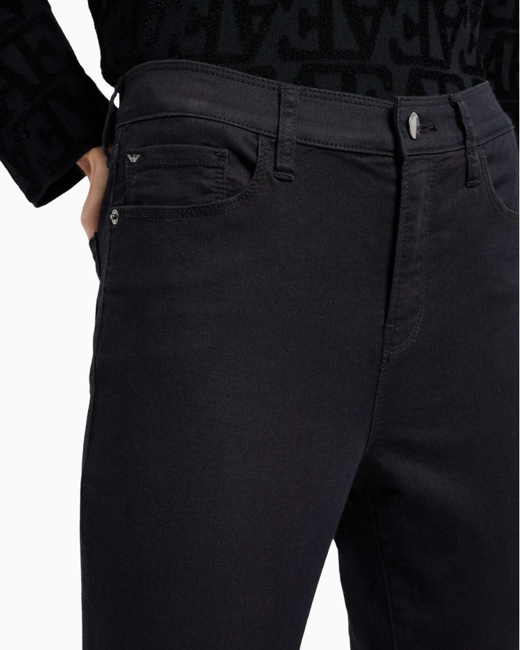 Брюки 5 карманів Extra slim Extra Slim Fit Середня для жінок (479115), колір Чорний - №5