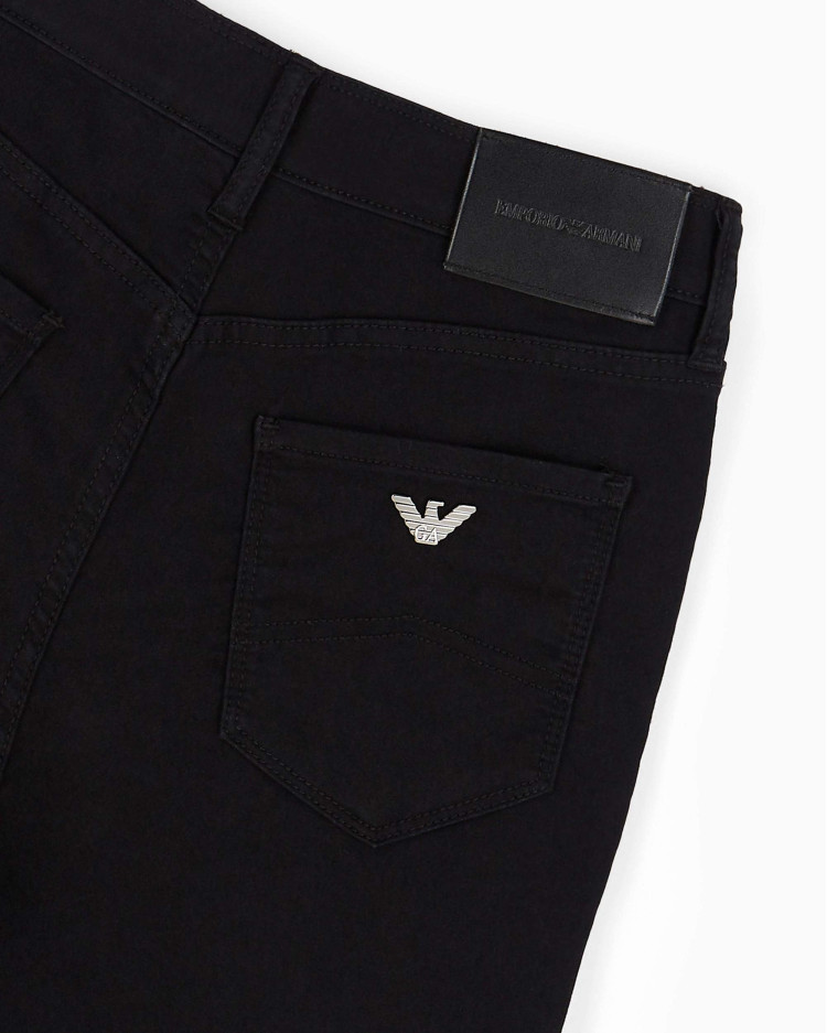 Брюки 5 карманів Extra slim Extra Slim Fit Середня для жінок (479115), колір Чорний - №7