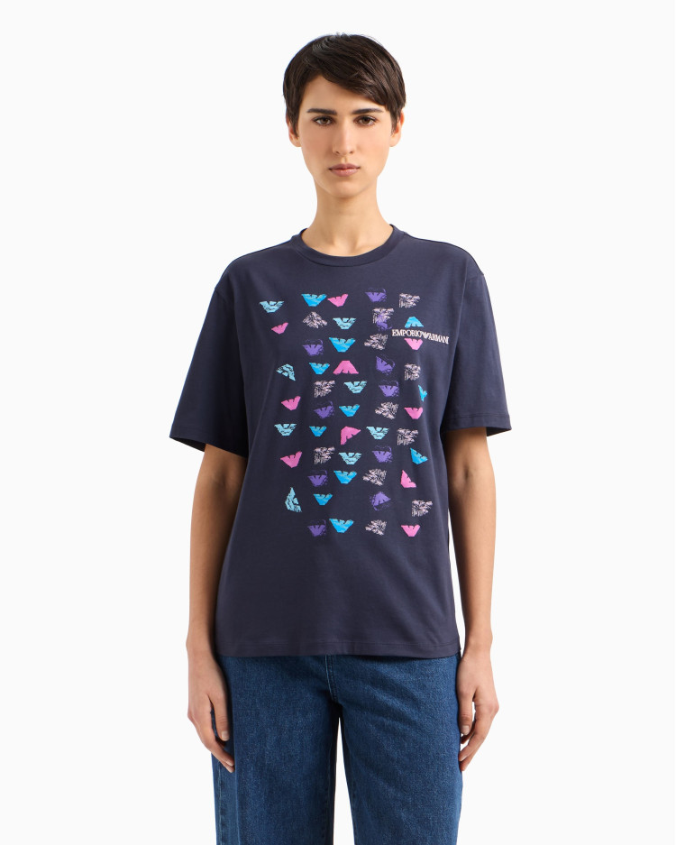 Футболка Relaxed Fit для жінок (479119), колір Синій - №2